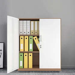 Drawer & Safe Box 1090 mm Fireproof height Files Steel Office With Cupboard Standard Glass Door file cabinet