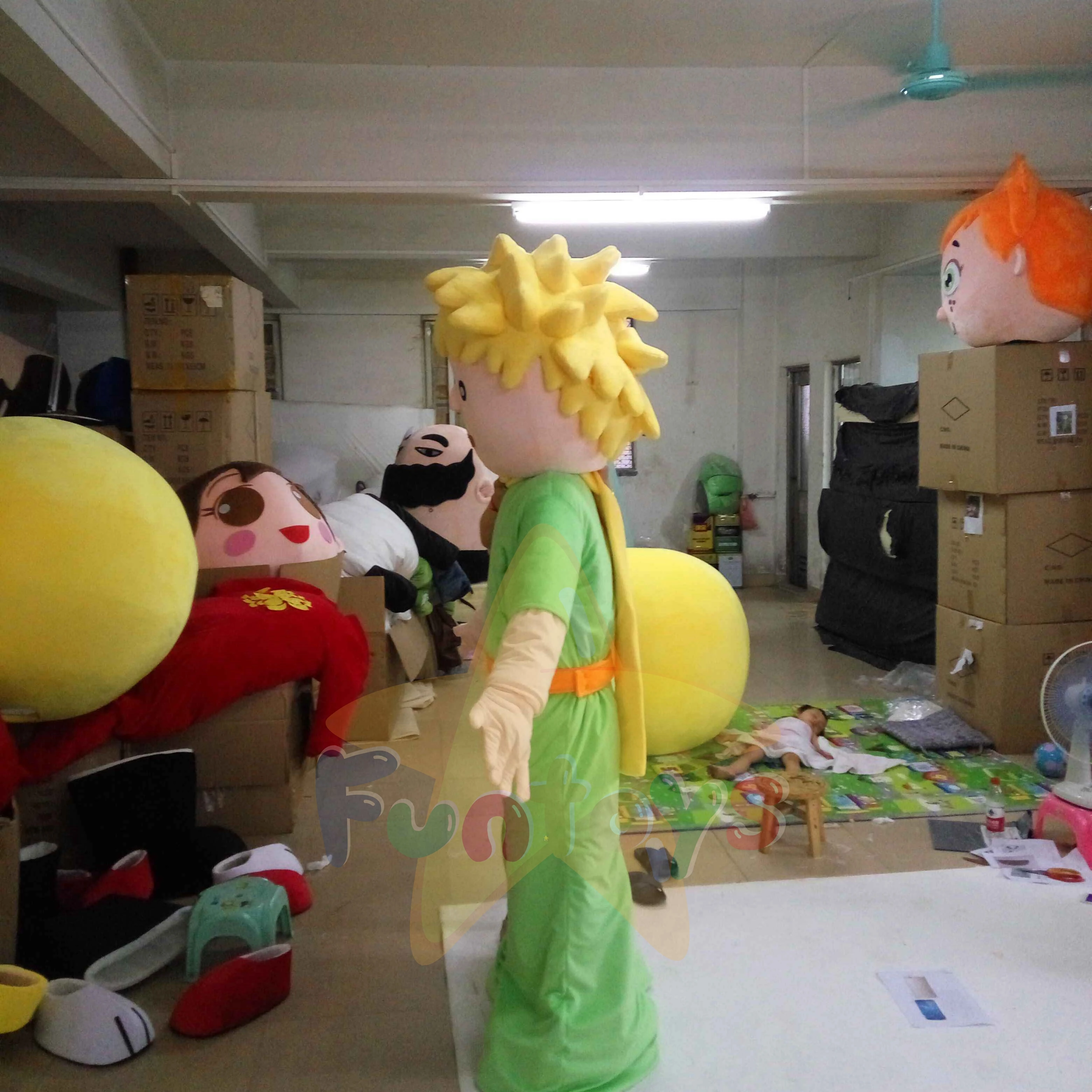 Funtoys Anime Movie Le Petit Prince Adult Cosplay Cartoon Mascot Costume Halloween Christmas Party Suit for Boys