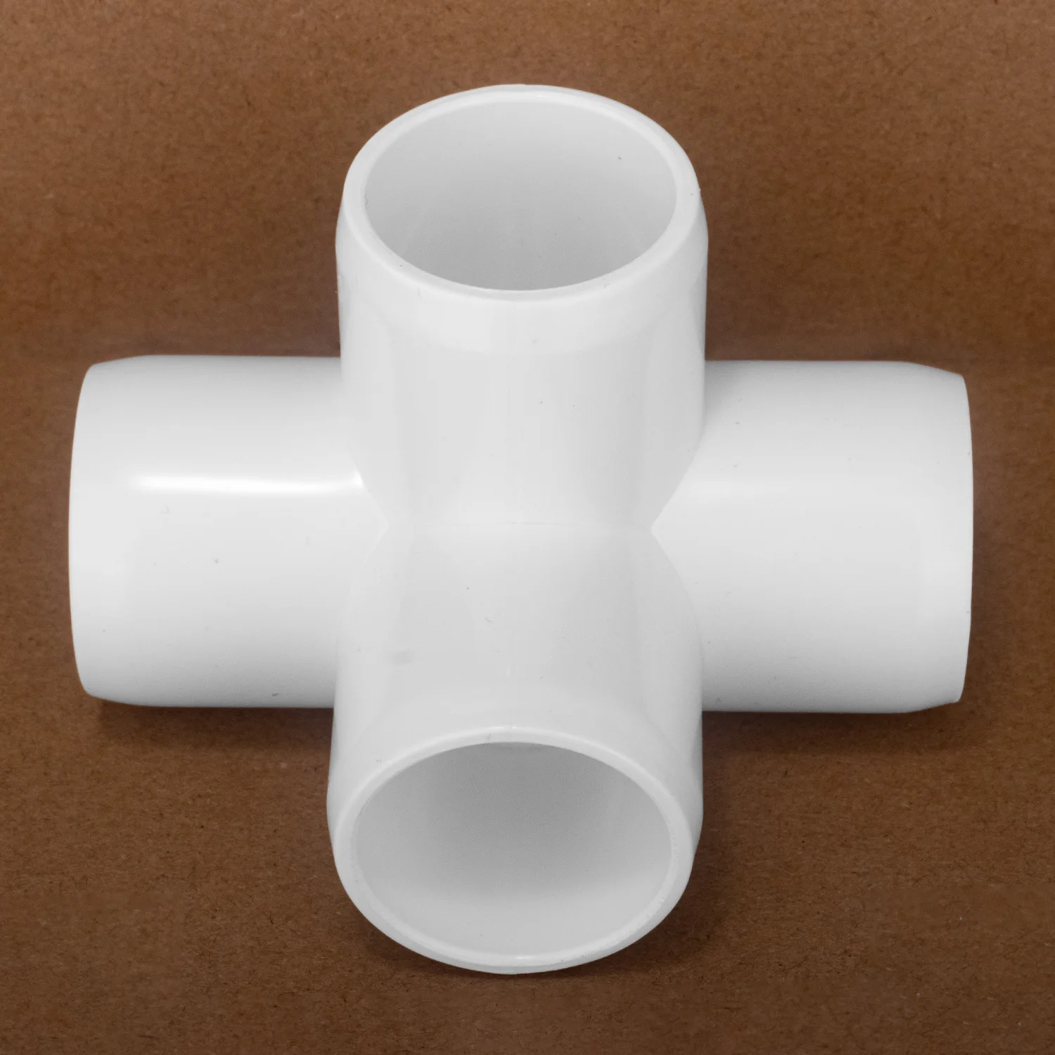 SCH40 PVC pipe fittings 4 Way PVC Fittings Furniture Grade Connector PVC Elbow clamp press pipe fittings
