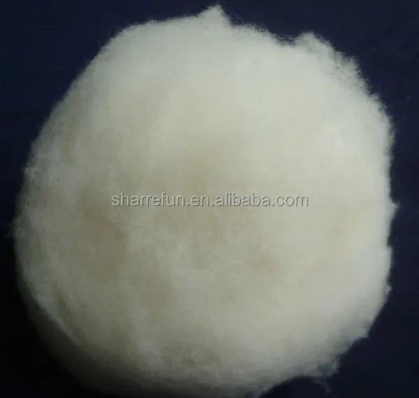 
 Внутренний монгольский 100% тонкий кашемировый белый 15,5 микрофон  