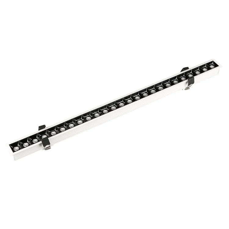 SMD Светодиодная трубка Batten Light фитинг Ip33 утопленный антибликовый полный Ватт 20 Вт светодиодная линейная световая система современный линейный свет