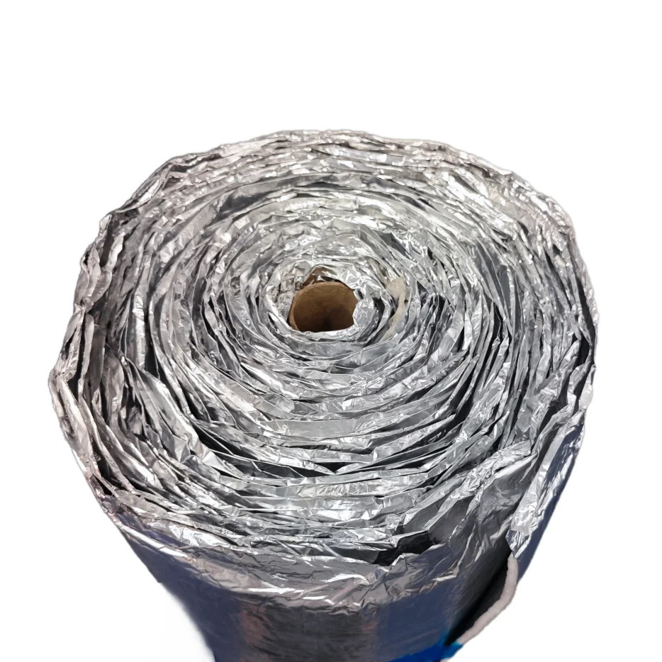 Fire Retardant Fiberglass Core Fiberglass Foil Insulation Heat Shield Reflective Foil Insulation For Crawl Spaces