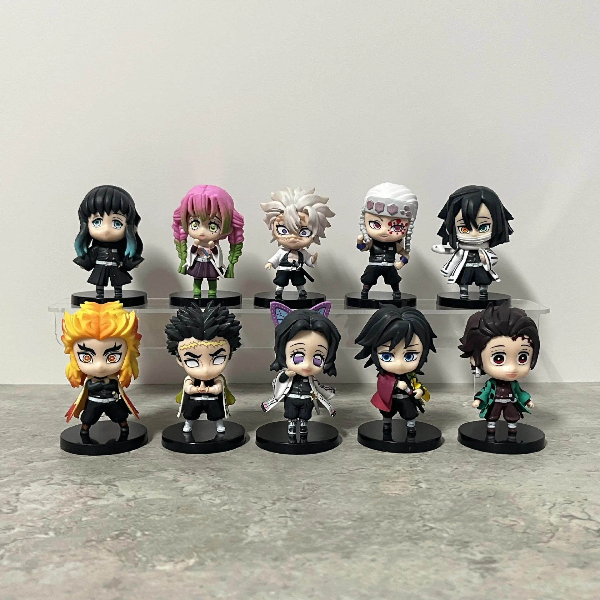 Hot Sell 5pcs/set Action Figures Demon Slayer Cartoon Toys 7cm Collection Model Doll PVC Anime Figure Kimetsu no yaiba Figure