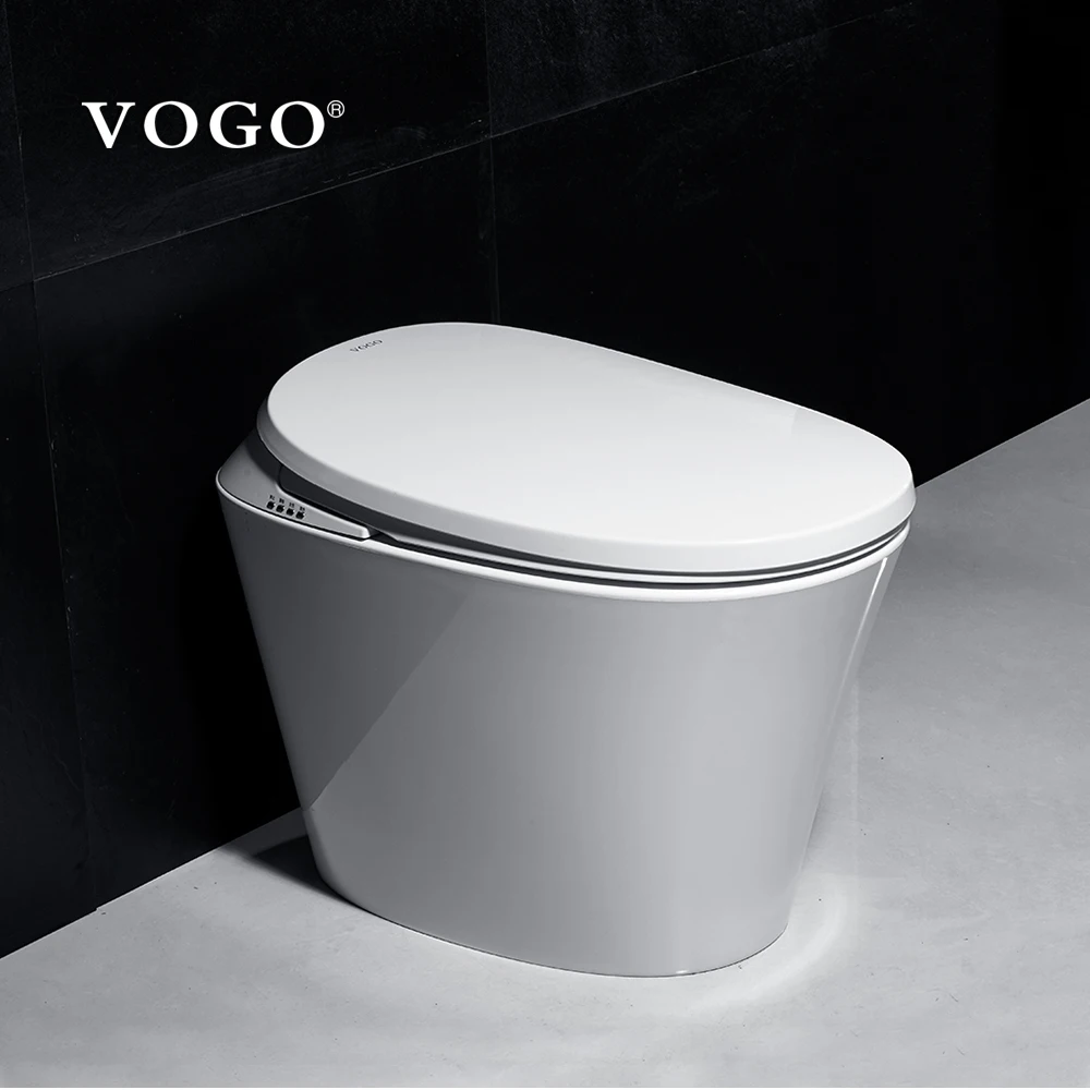 Auto Lid Automatic Water Spray Smart Hygiene Toilet With Sensor Seat
