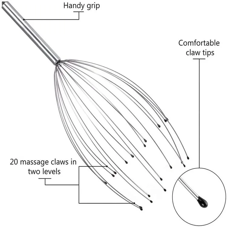 Dropshipping scalp cheap personalized handy fingers claw head massager