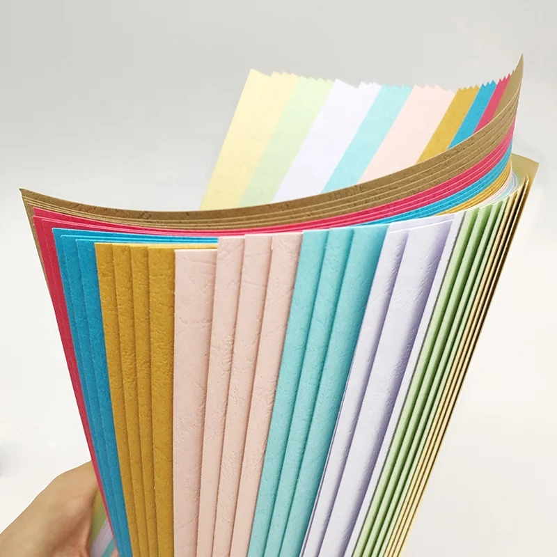 Fashion Office Stationary Dermatoglyph Paper 230gsm A4 Color Embossed Cover Paper For Book