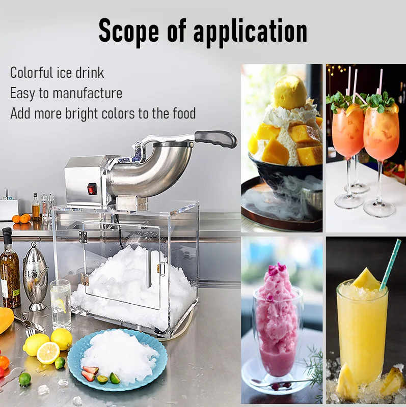 ASAKI Factory Snow Cone Machine factory Commercial high capacity Ice Shaver