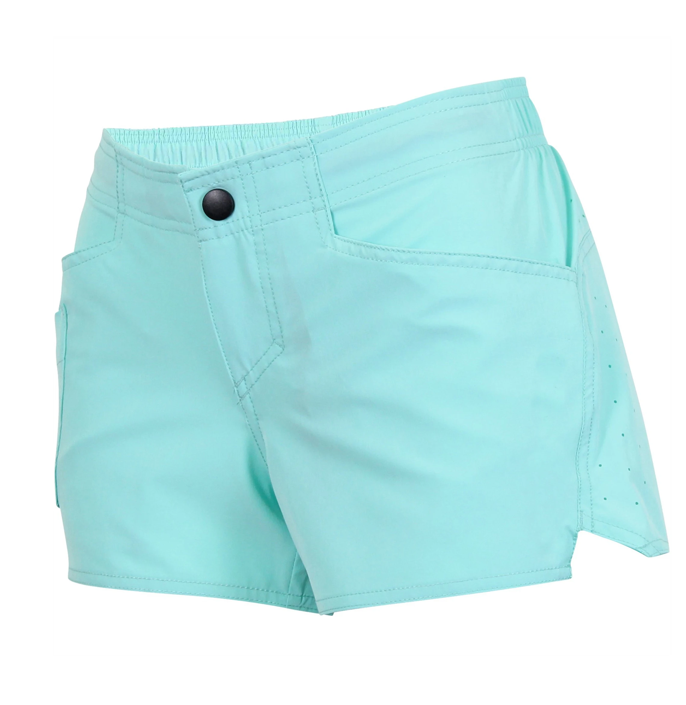 4 Way Stretch 94%Polyester 6%Spandex Active Fit Women Shorts UPF 30+ Beach Shorts Fishing Shorts