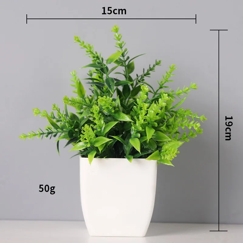 1PCS Artificial Potted Plant Scene Desktop Home Office Shelf Decor Tabletop Landscape Bonsai Wedding Room Party Accessories Vine