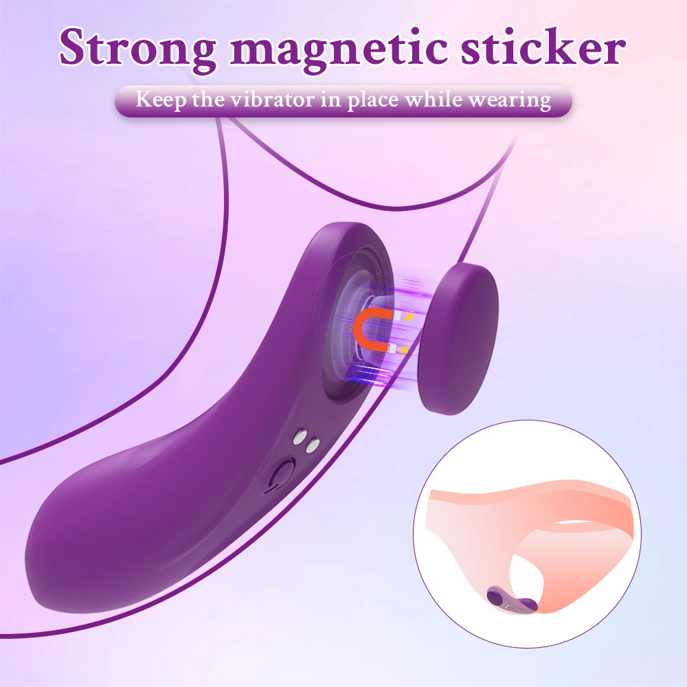 New silicone 10-frequency wireless remote control wearable massage vibration masturbator adult sex toy
