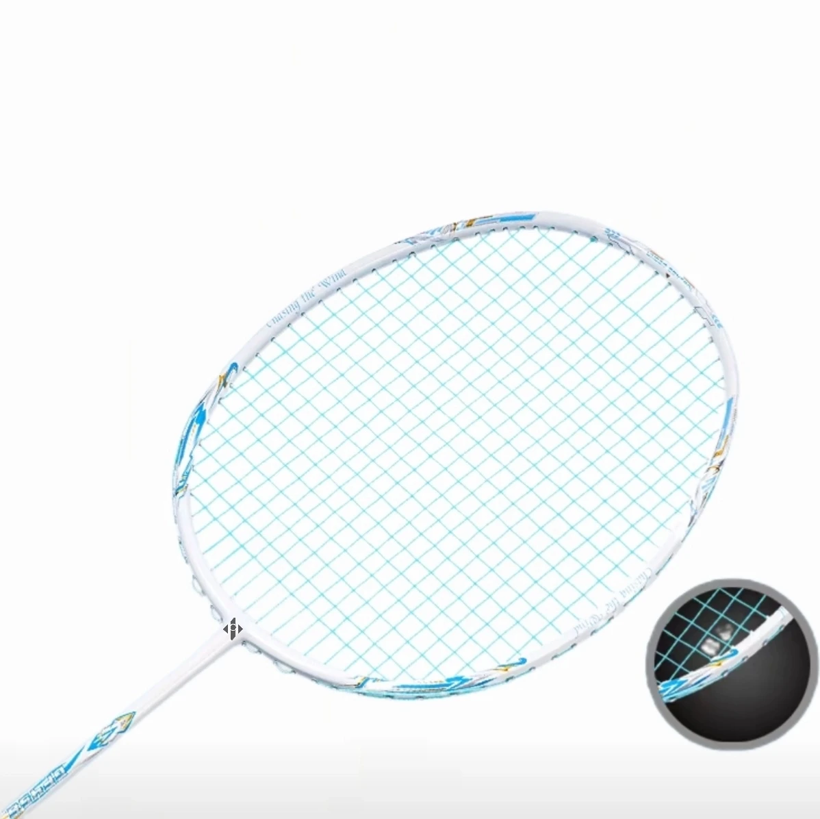 Badminton shuttlecock racket official authentic flagship store full carbon fiber durable ultra-light professional set