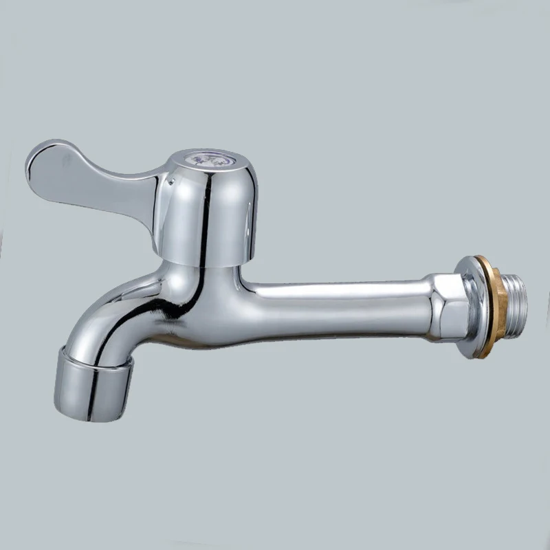 Hot Sale and Popular Wall Mounted Plastic Bibcock Washing Machine Used Water Tap