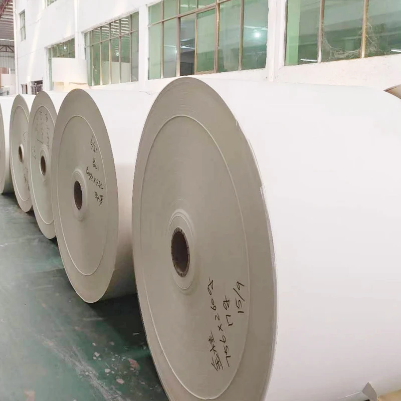Eco-friendly Food Grade PE Coated Paper Roll Raw Material Paper PE Coated Paper Roll Wholesale