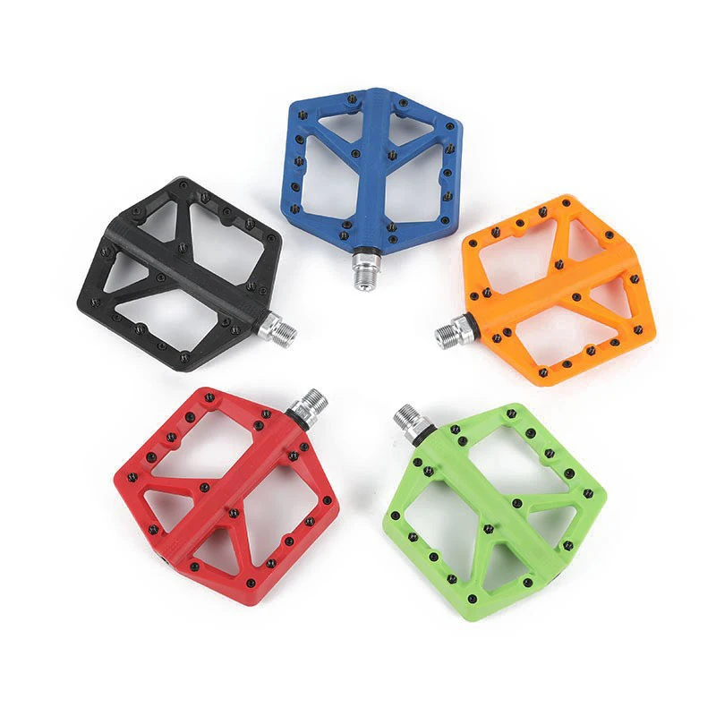 Pedal Drop Resistant Pedals spd Bicycle Mountain Bike Nylon Durable Widen Area Bicycle Platform Pedals for Bicycle