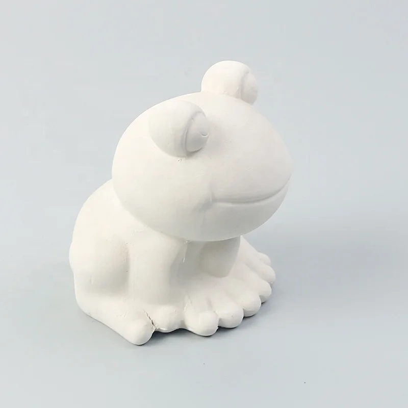 Wholesale Creative DIY Painting Set Matte Glazed Clay Frog Cut Animal Educational Toys for Kids Drawing Paper Gifts Set