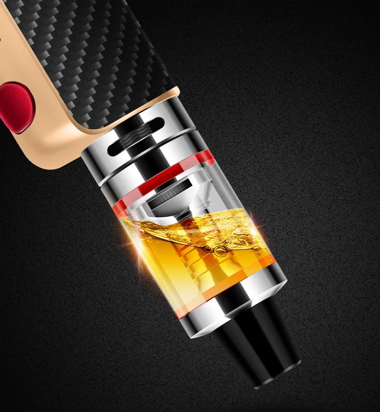 
80w box mod 18650 rechargeable battery electronic cigarette 80w vape box mod kit 