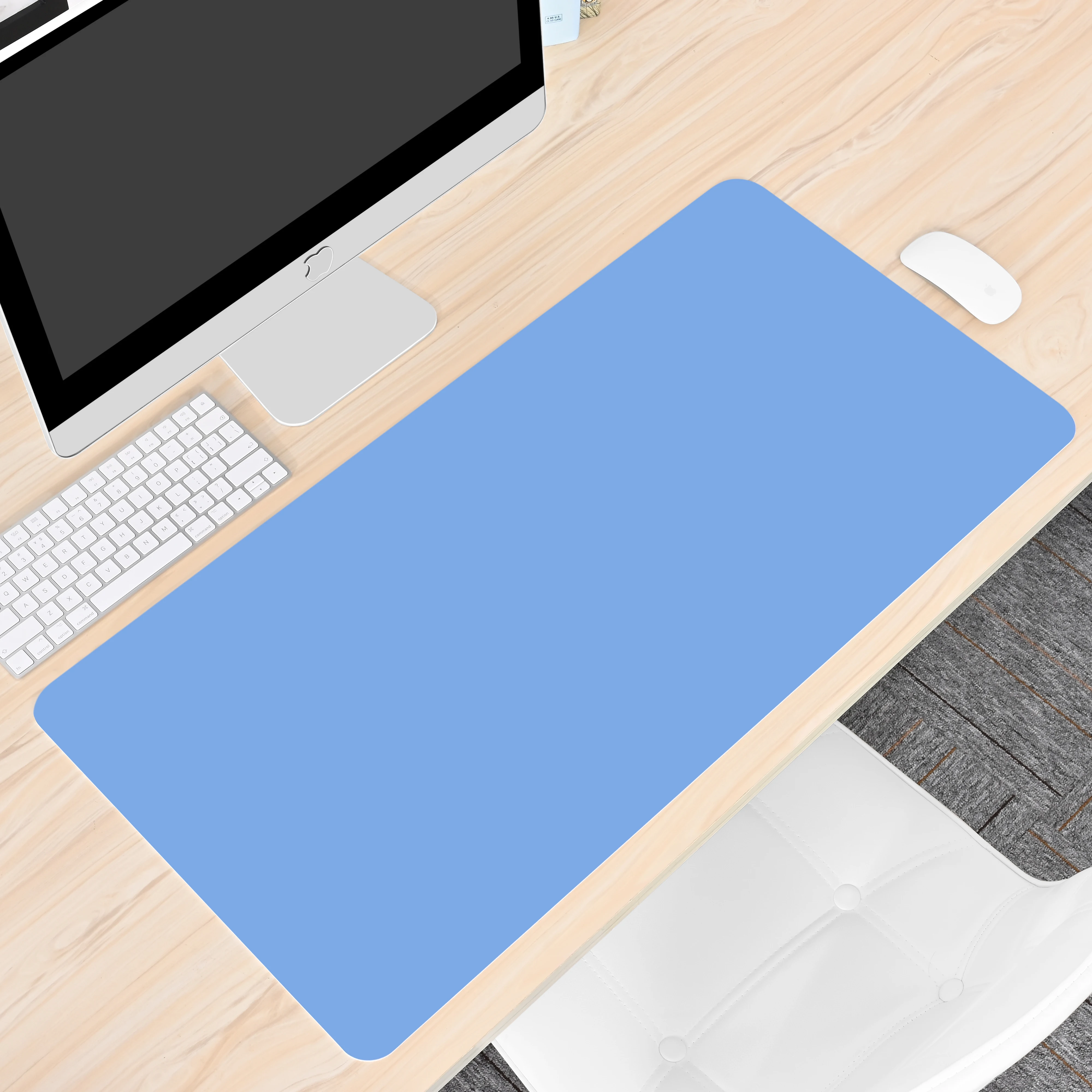 BUBM Dual-Sided Multifunctional Desk Pad Waterproof Desk Blotter Protector PU Leather Desk Mat Mouse Pad