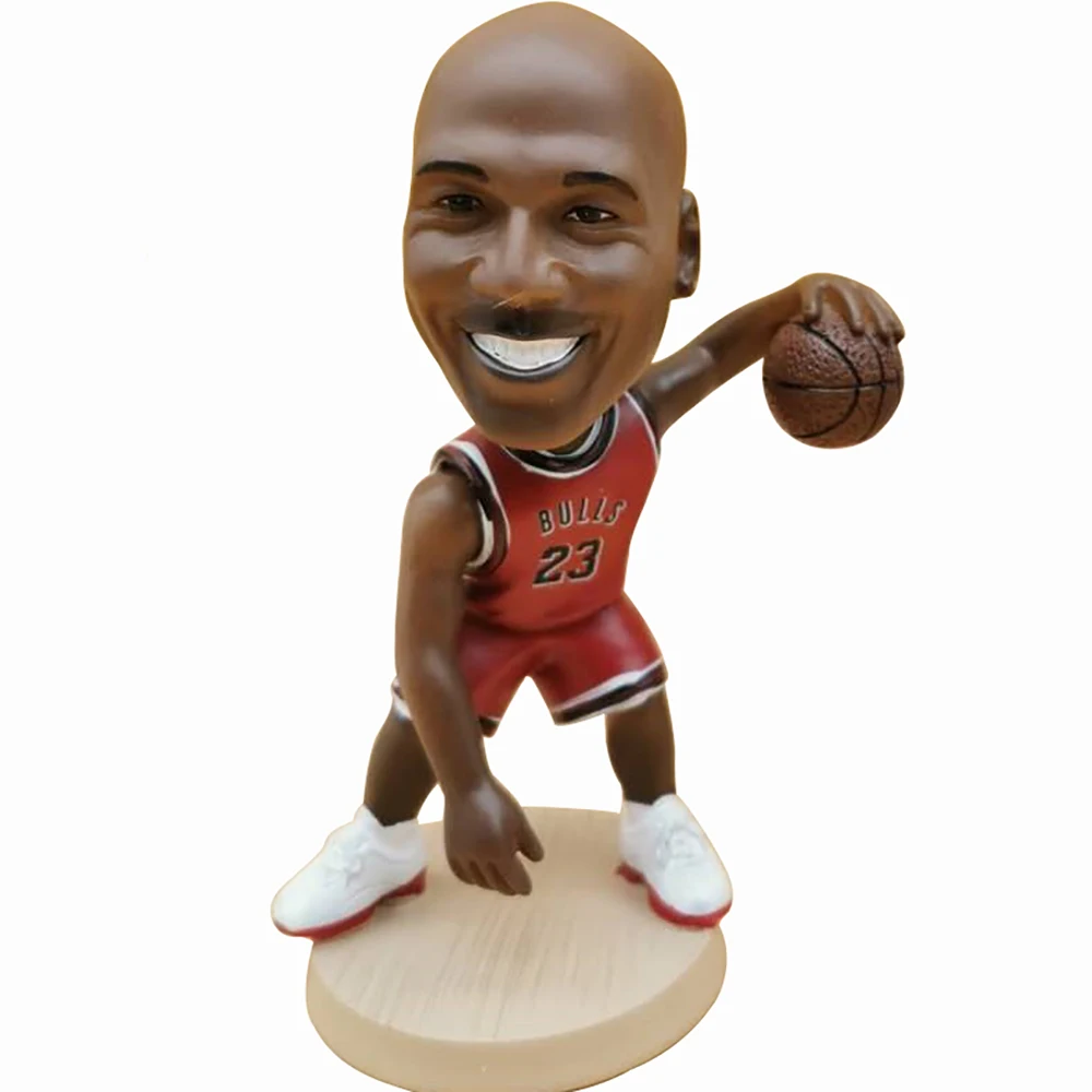 Make Custom NBA Basketball Player USA Souvenir Gift Collection Action Figure Mini Plastic Sports Figures