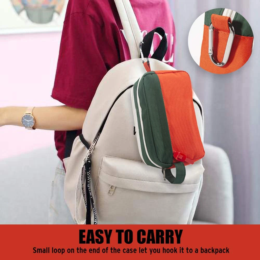 High Capacity Pen Case Durable Pencil Bag Stationery Zipper Pouch for Teens Girls Adults
