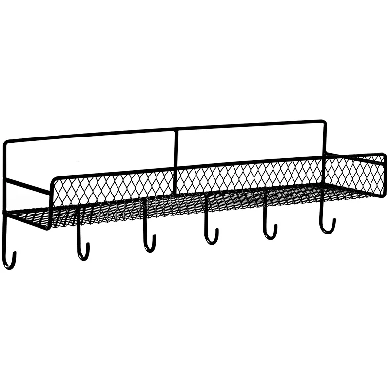 Wall Mounted Shelf Rack No Drill wall shelves for bathroom Kitchen Floating wall Shelf