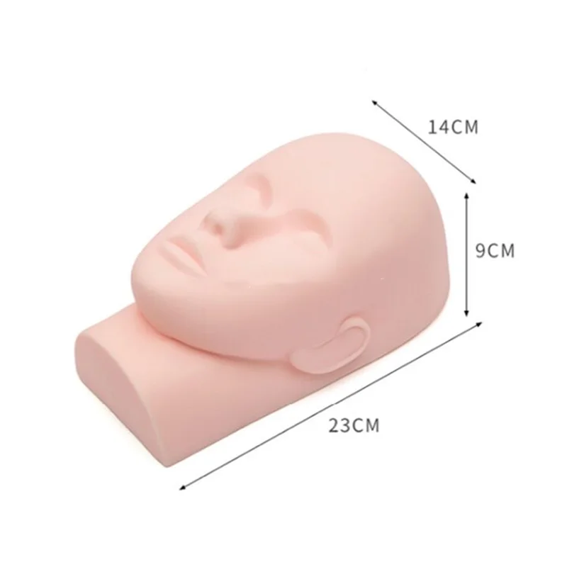 Training Flat Head Model Practice Mannequin Face Painting Cosmetology grafting lashes tools