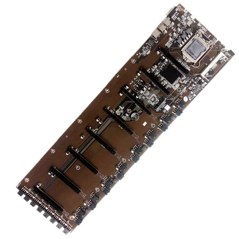 Factory design B75 LGA1155 Socket DDR3 distance mining motherboard FOR computer