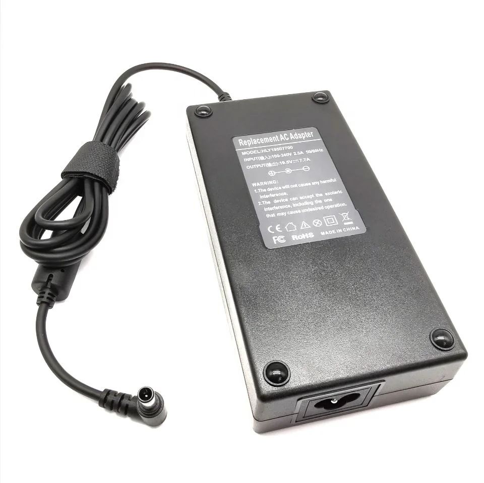 150W Laptop Adapters  19.5V 7.7A Black tip 6.5mm*4.4mm for Sony Vaio PCG-GRT280ZG PCG-GRT290Z