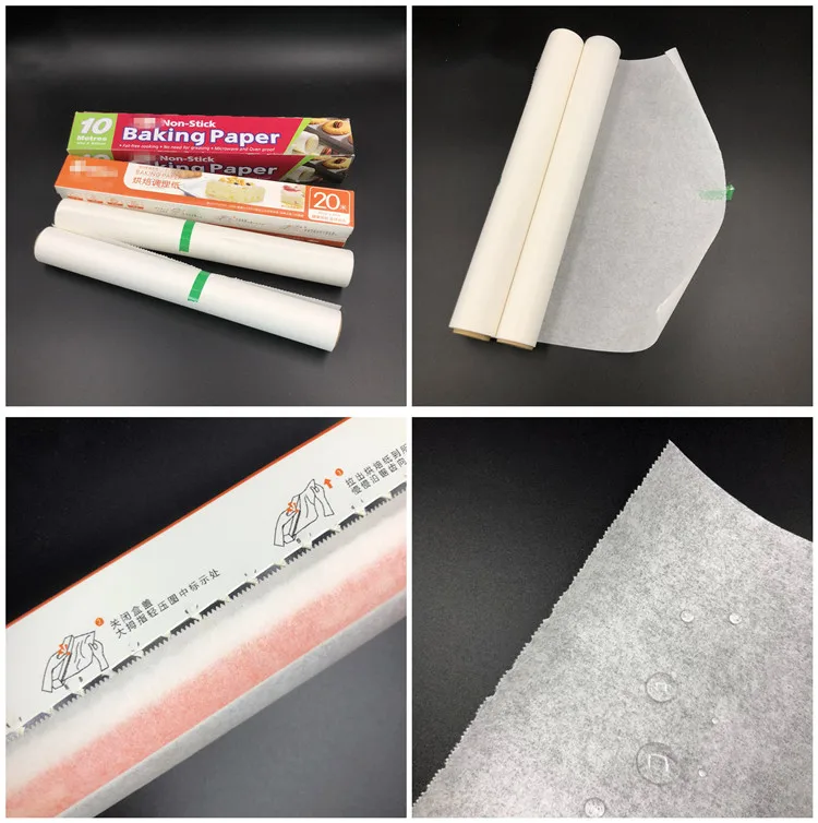 custom silicone coated baking parchment paper jumbo paper roll