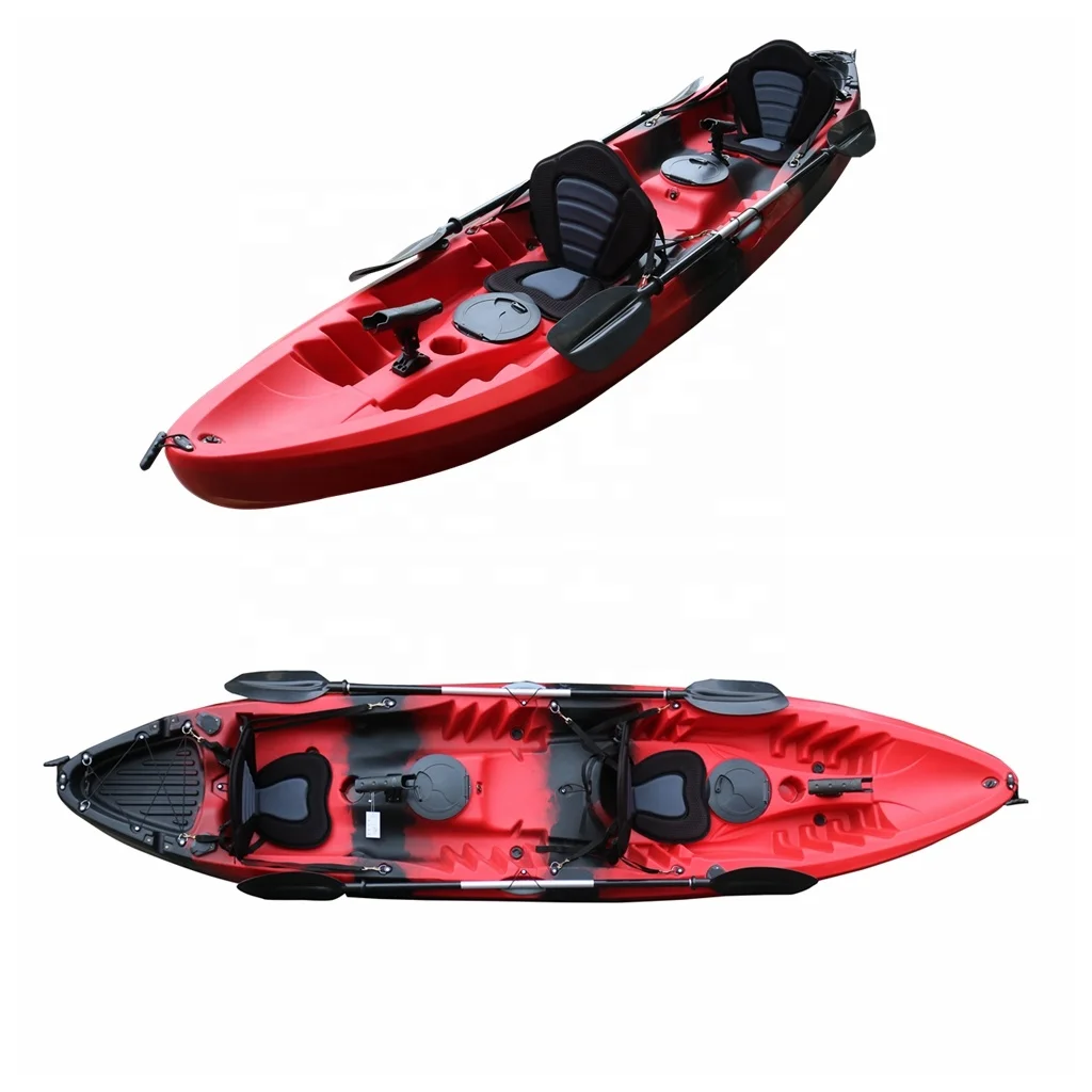 Vicking stable family recreational kayak/canoe sit in touring tandem fishing kayak for 3 people