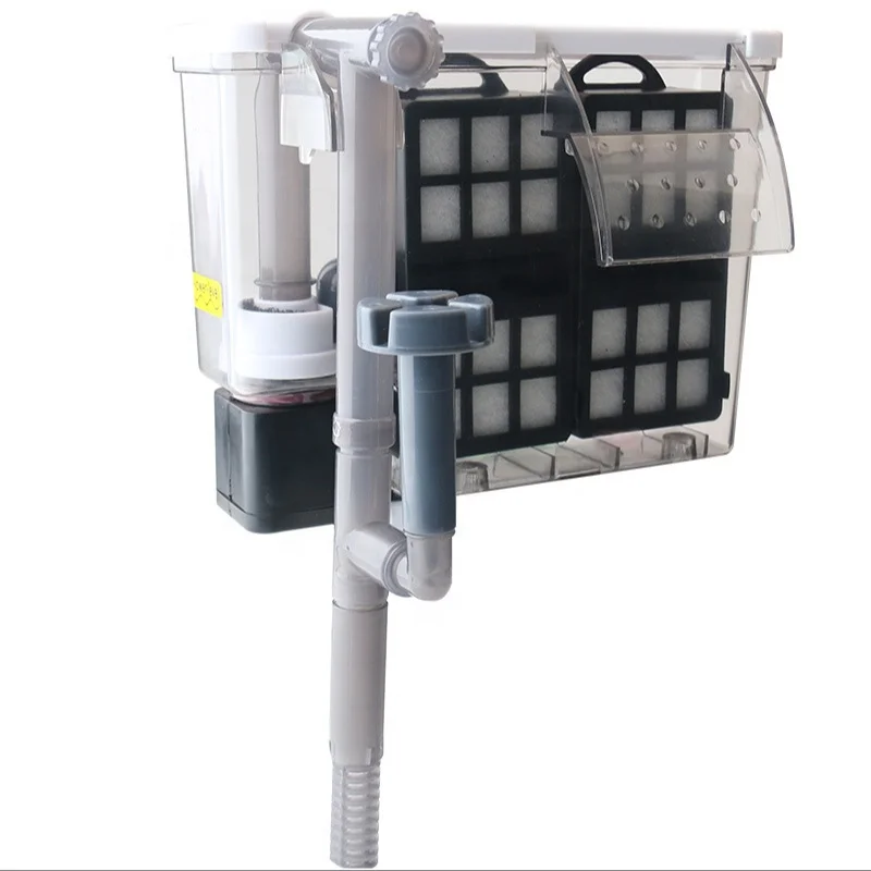 Fish tank wall-mounted filter aquarium waterfall filter aquarium three-in-one small filter equipment aquarium accessories