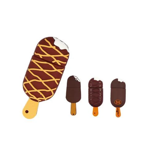 Мультфильм Мороженое USB флэш-накопитель 2 0 1 Гб 4 ГБ ПВХ 3 8 16GBg 32 64 флешки в виде мороженого и подарок