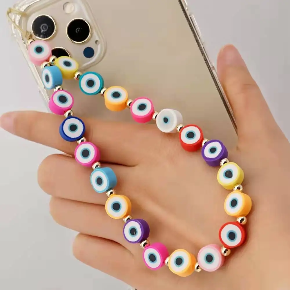 2021 белая цепочка для мобильного телефона ручной работы, оптовая продажа, цепочка с бусинами и надписью Love для мобильного телефона