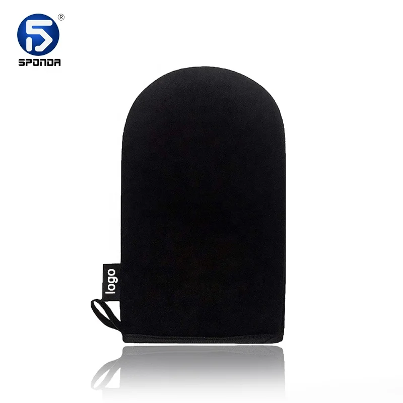 Custom Logo wholesale tan glove mousse Black pink brown fake Tan self tanner Applicator kit