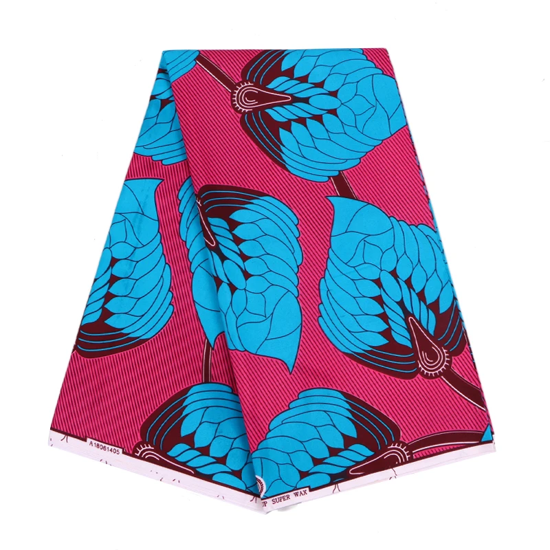 Soft hand feel polyester african wax prints fabric ankara for african headwraps