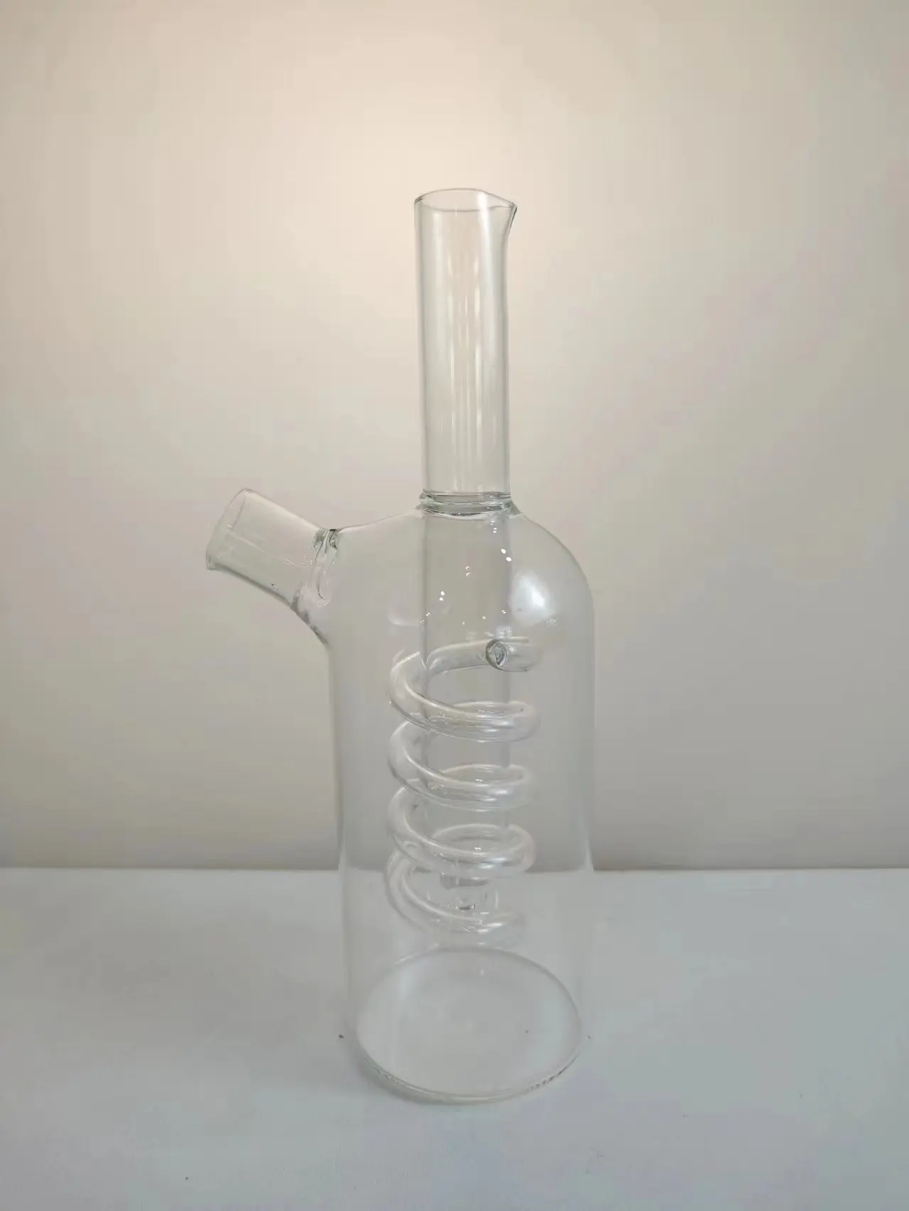 Wholesale Oil and Vinegar Dispenser 2 in 1 Glass Cruet With Cork Stopper for Kitchen Soy Sauce Bottle