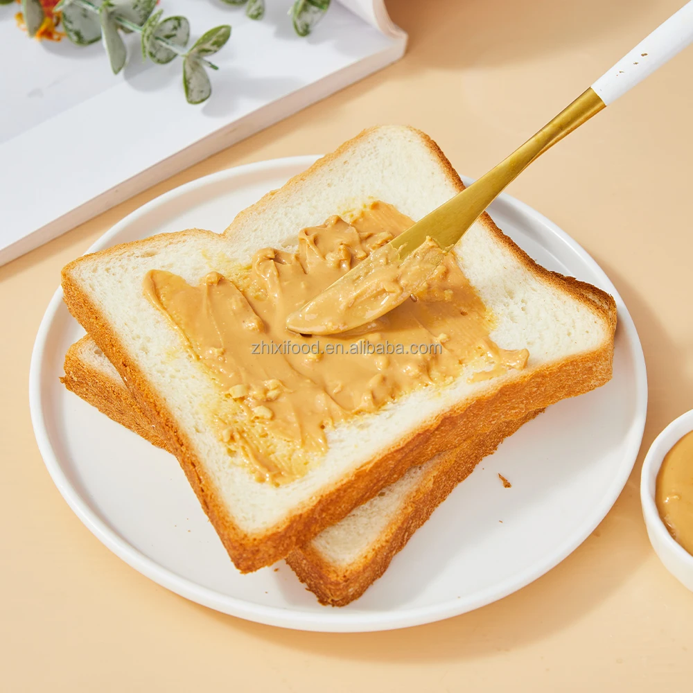 Guangxi Wholesale Price 340g Bottle Pure Healthy Smooth Sea Salt Peanut Butter for Making Bubble Tea Drinks or Bread Sprea