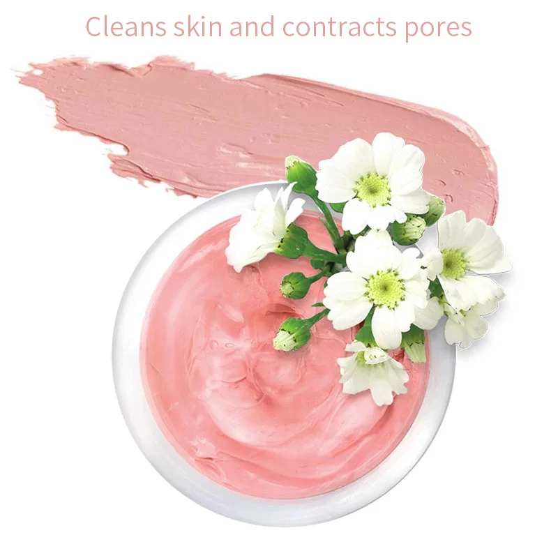 Wholesale Hot Sale Private Label Skin Whitening Pink clay Mud Mask Face Care Mask