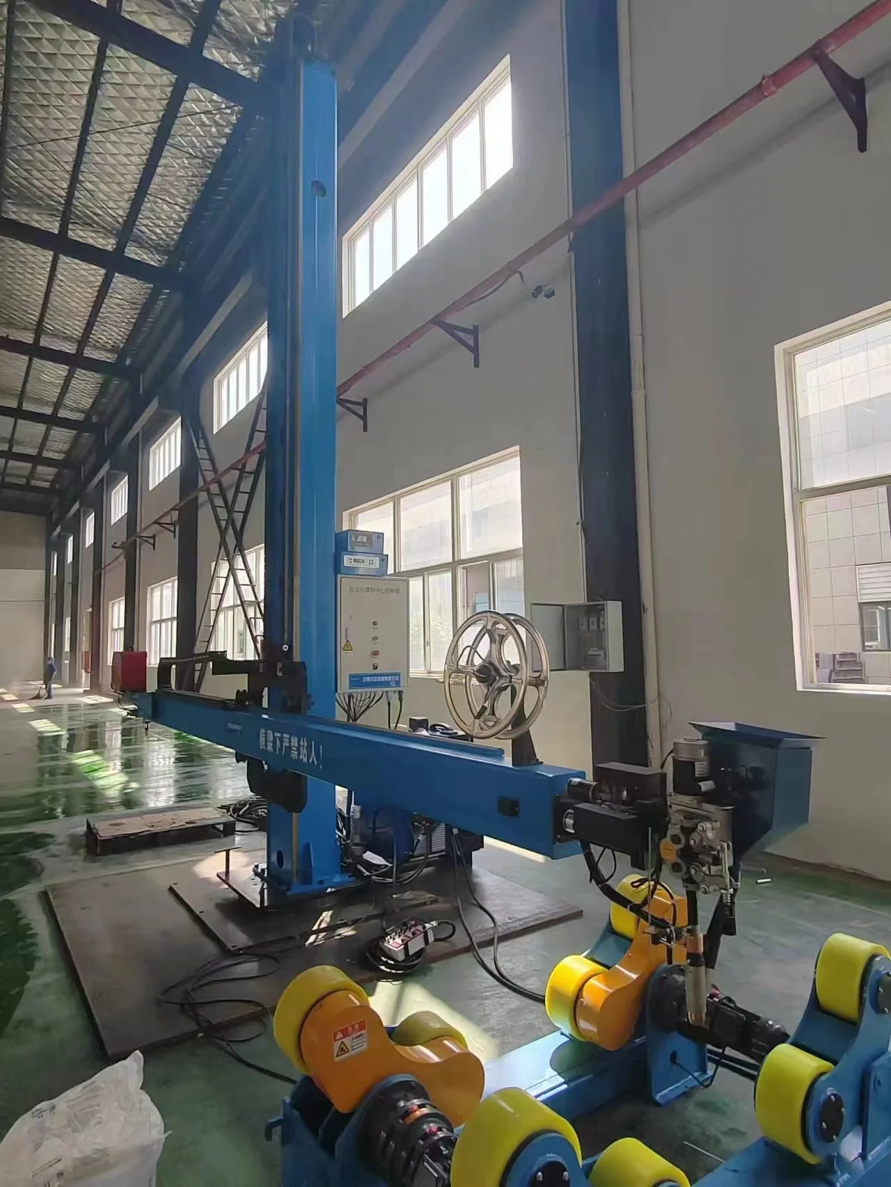 Chinese Brand Handa Hzf-500 Straight Seam Welding Machine Automatic Stainless Steel Pipe Metal Welding Equipment