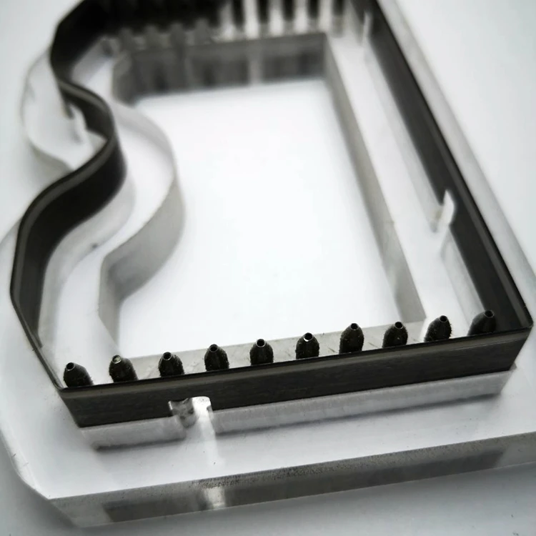 NO MOQ Custom design acrylic laser cutter cutting dies for leather Craft