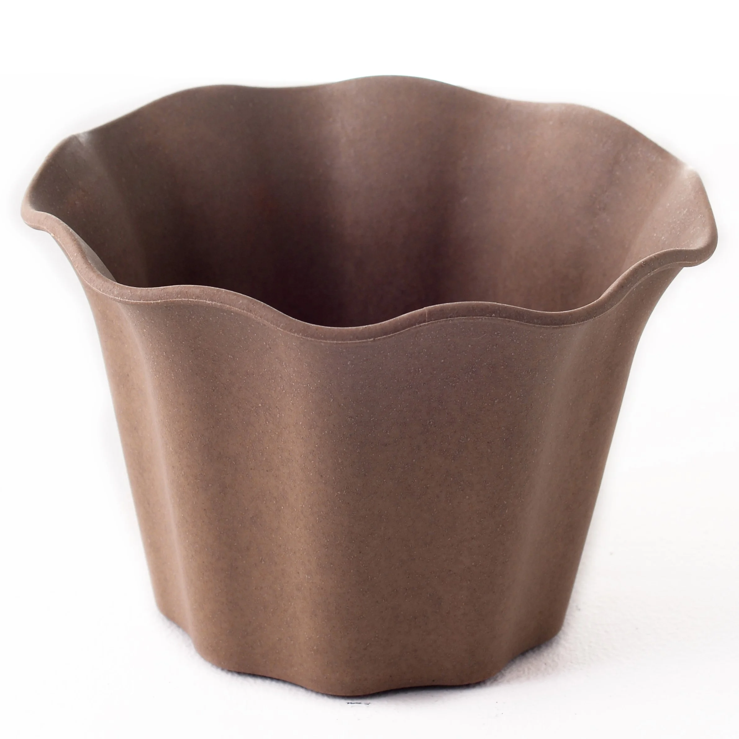 Durable Plastic Straw Biodegradable WPC Flower Pot for Outdoor XF-J002