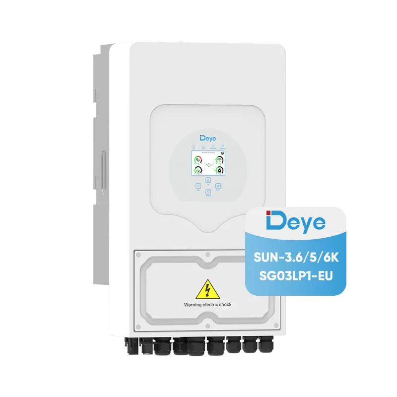 Ukraine Market Deye 6kw 6000w 6KWP Solar Hybrid Inverter Single Phase 220V Solar Energy Storage Inverters