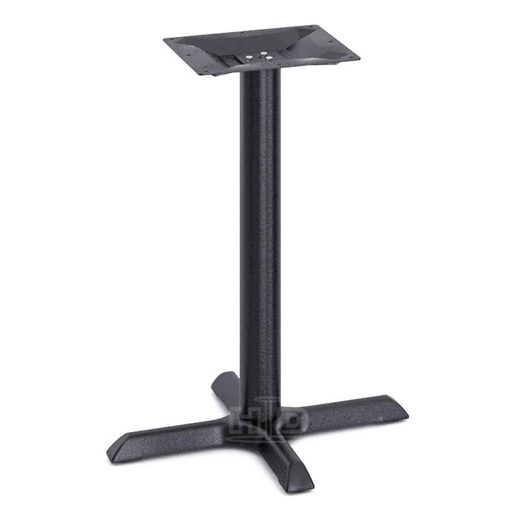 Popular selling black industrial crank letter table base
