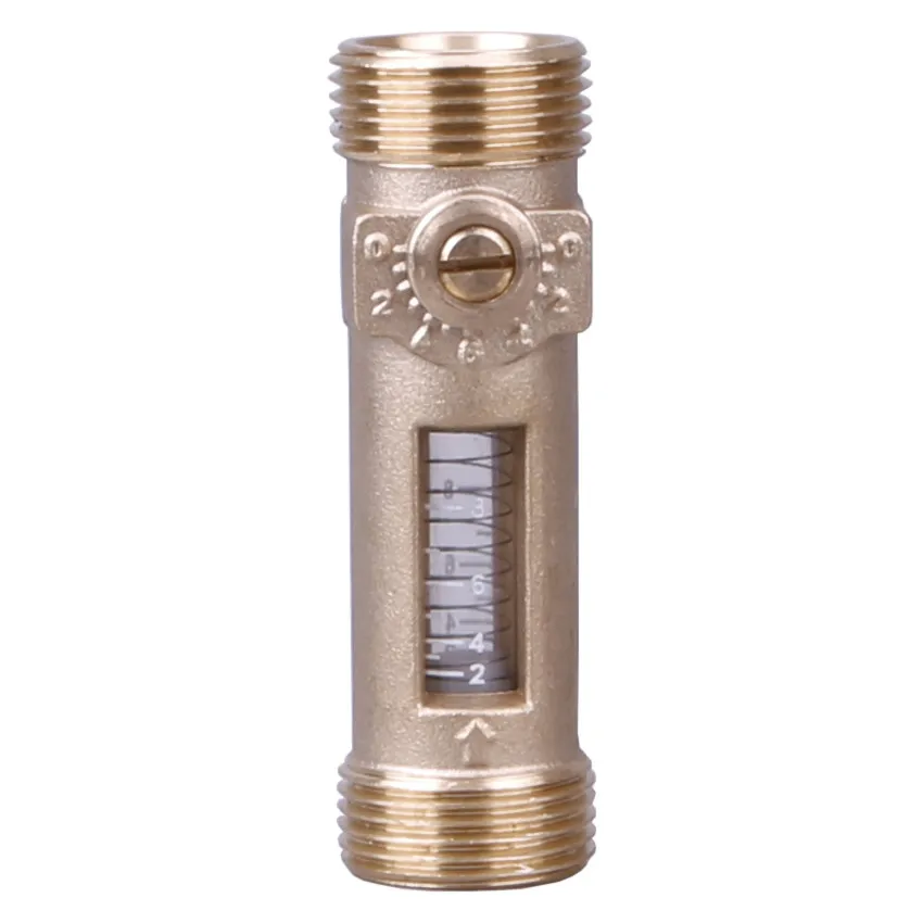 Factory DN15 DN20 Brass Fluid Differential Float Thermostatic Pressure Flow Balancing Ball Valve