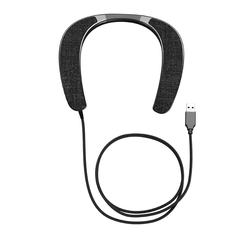 Wearable Neckband gaming speaker for xbox for PS For Switch Wired W/USB for PC game Independent Audio card system gaming parts