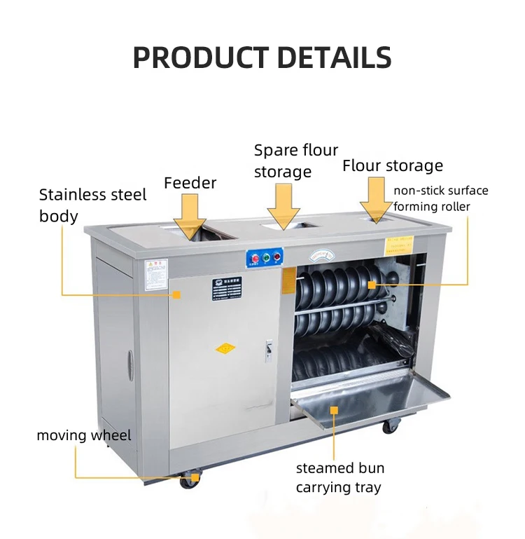 110V 220V 380V Commercial Dough Divider Rounder Equipment Full Automatic Dough Roller Ball Machine