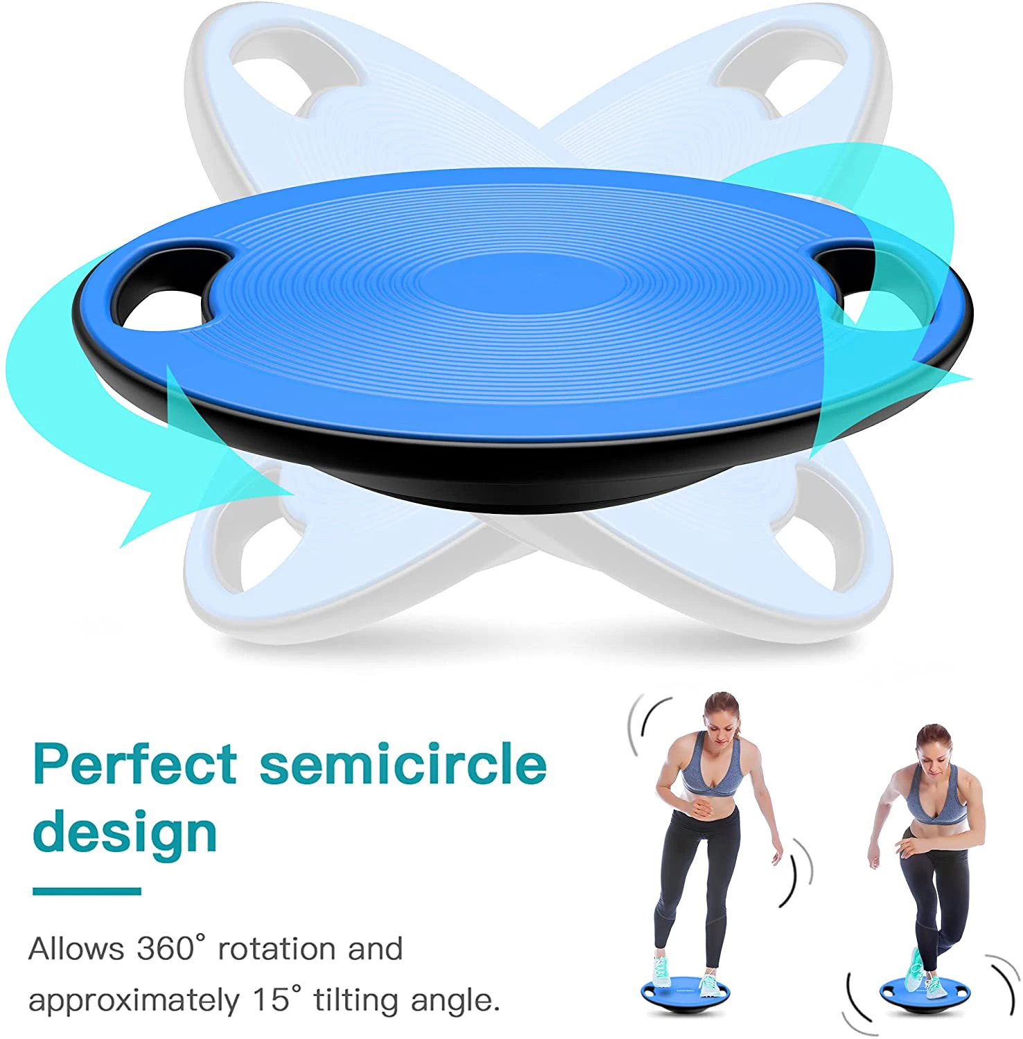 Home or Office Use Self-Balancing Hover Board with Handles Fitness Exercise Equipment