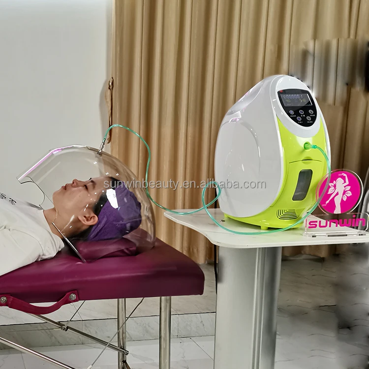 Корейская маска для кислородной терапии лица купол O2toDerm Oxgen спрей Jet Peel Oxigen машина