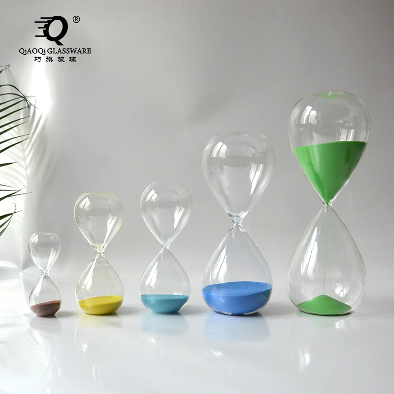 Creative Hourglass timer 5 min 10 min 15min 30min 60min Clear glass hourglass Personal gift hourglass sand timer