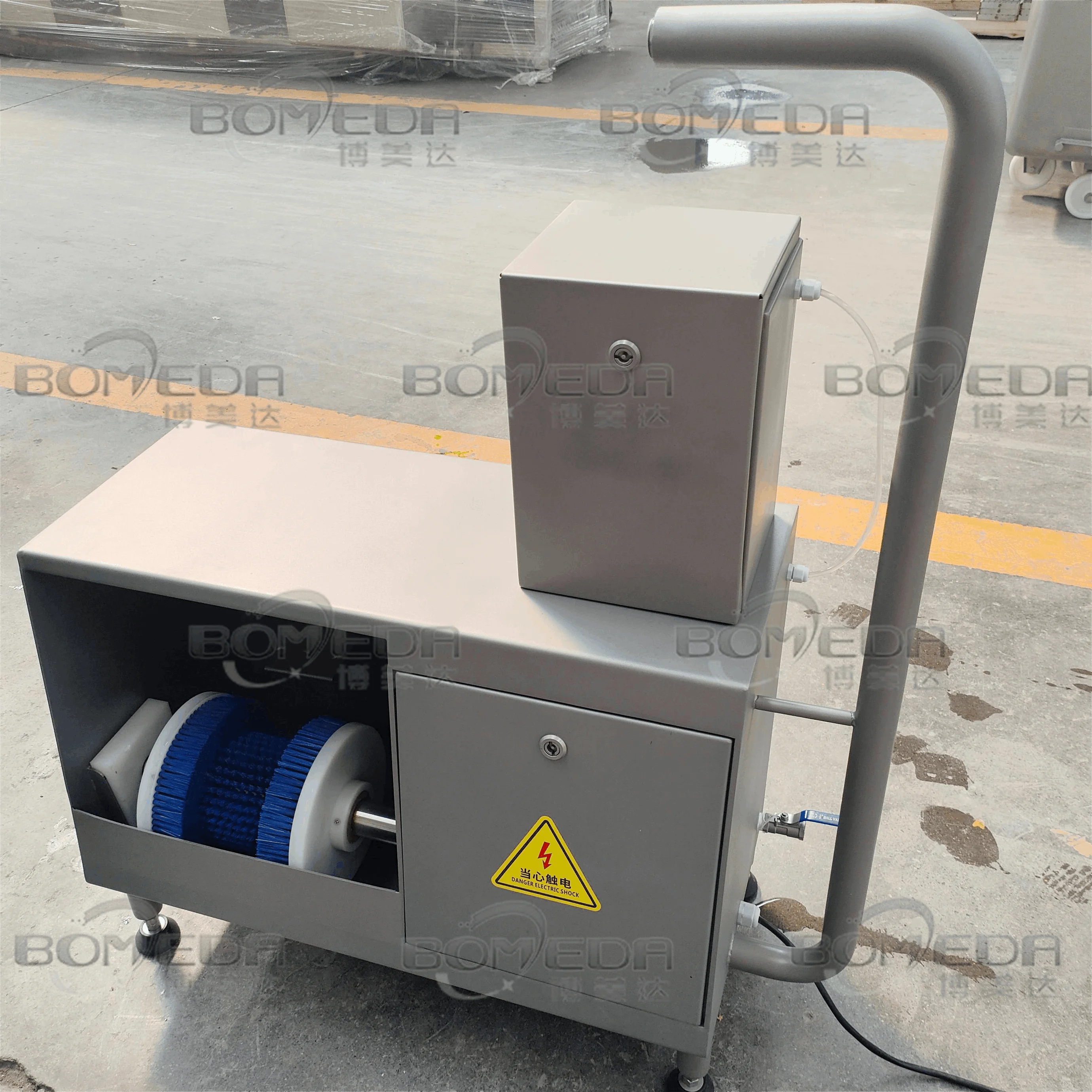 Boot Cleaner with Polyurethane Roller  Cleaning and Sterilizing Machine Equipment