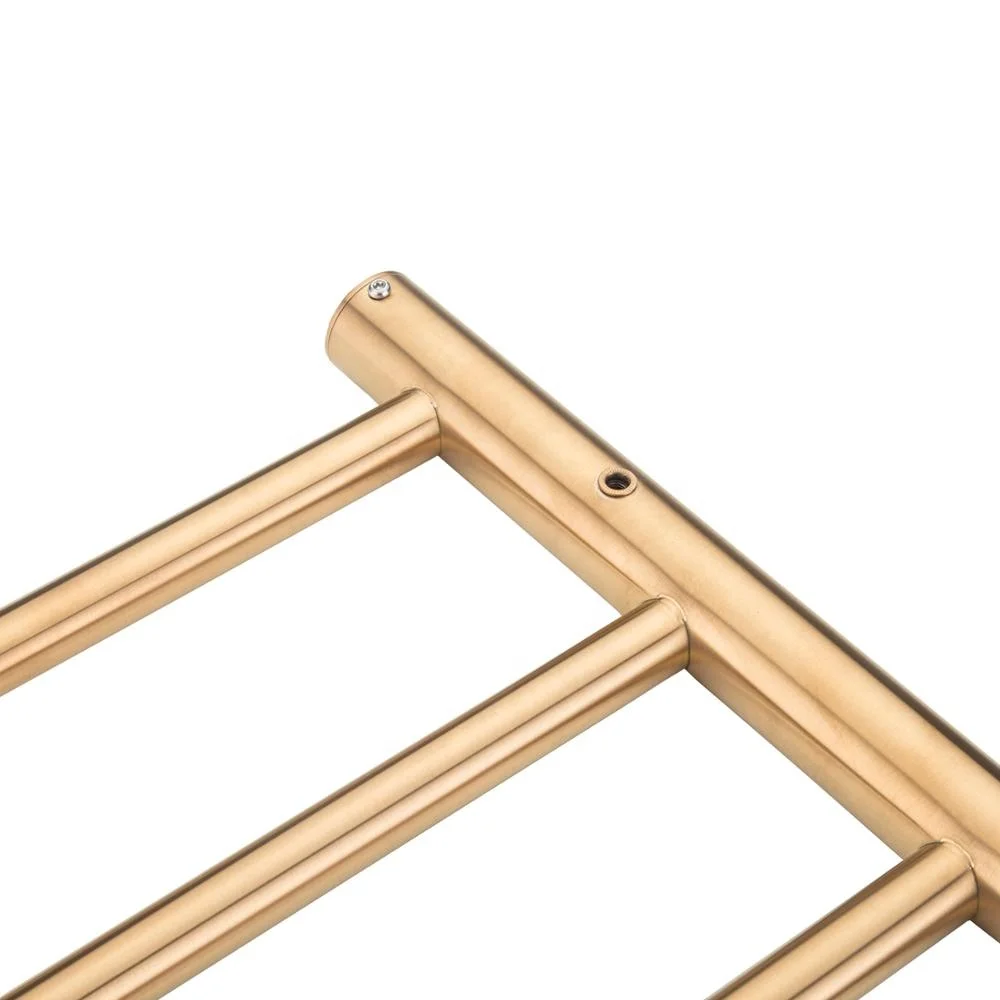 TARRIOU 8 Bar Towel Drying Ladder Rack Heated Towel Rail Gold For Sale